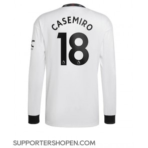 Manchester United Casemiro #18 Borta Matchtröja 2022-23 Långärmad